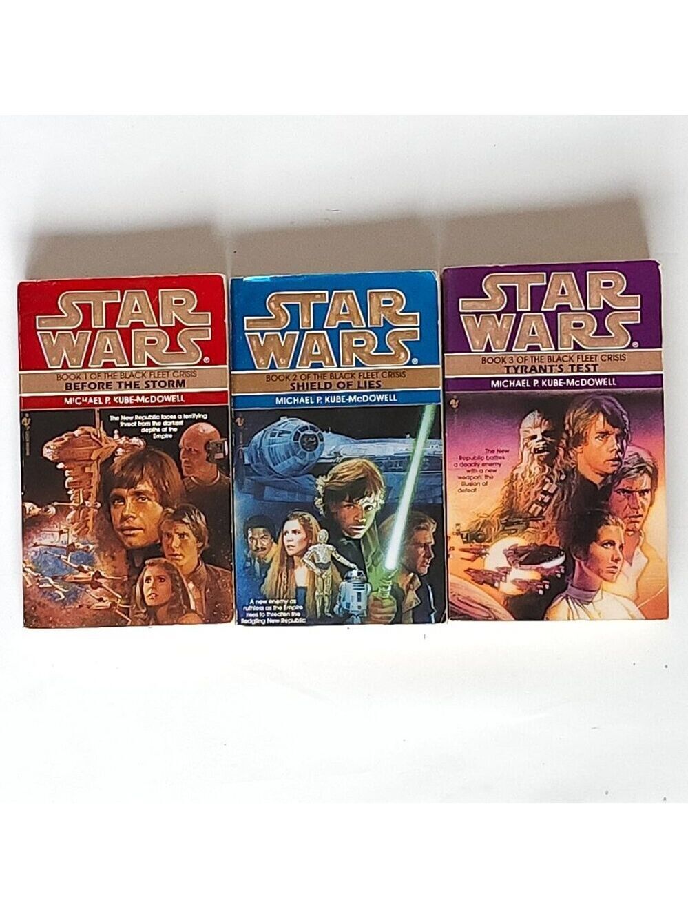 Star Wars Legends Black Fleet Crisis Book Lot of Three